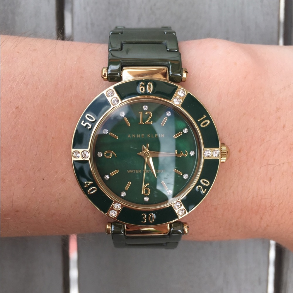 Anne Klein Green Watch - Japan Movement